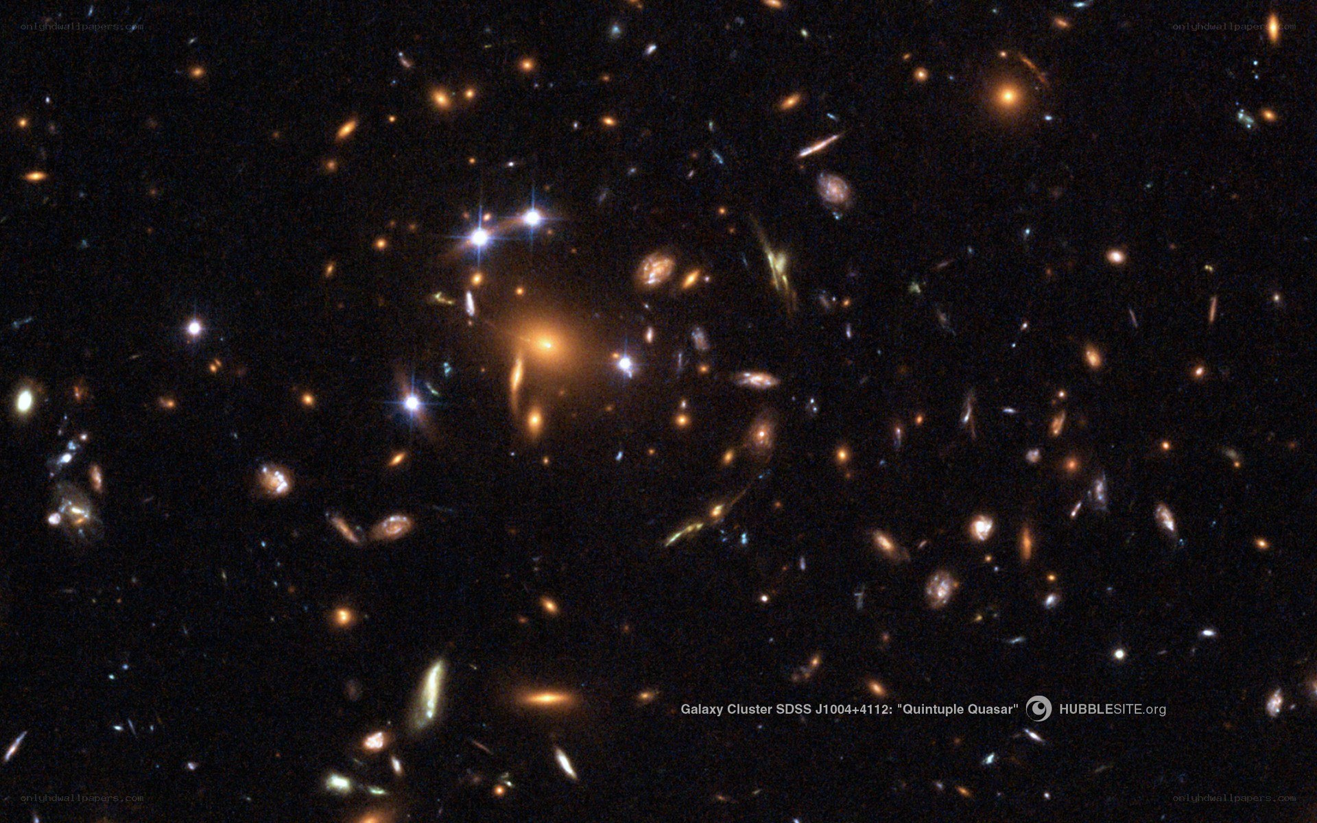Quintuple Quasar Galaxy Cluster