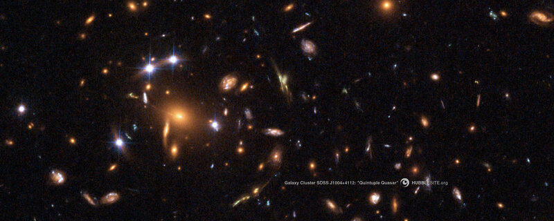 Quintuple Quasar Galaxy Cluster