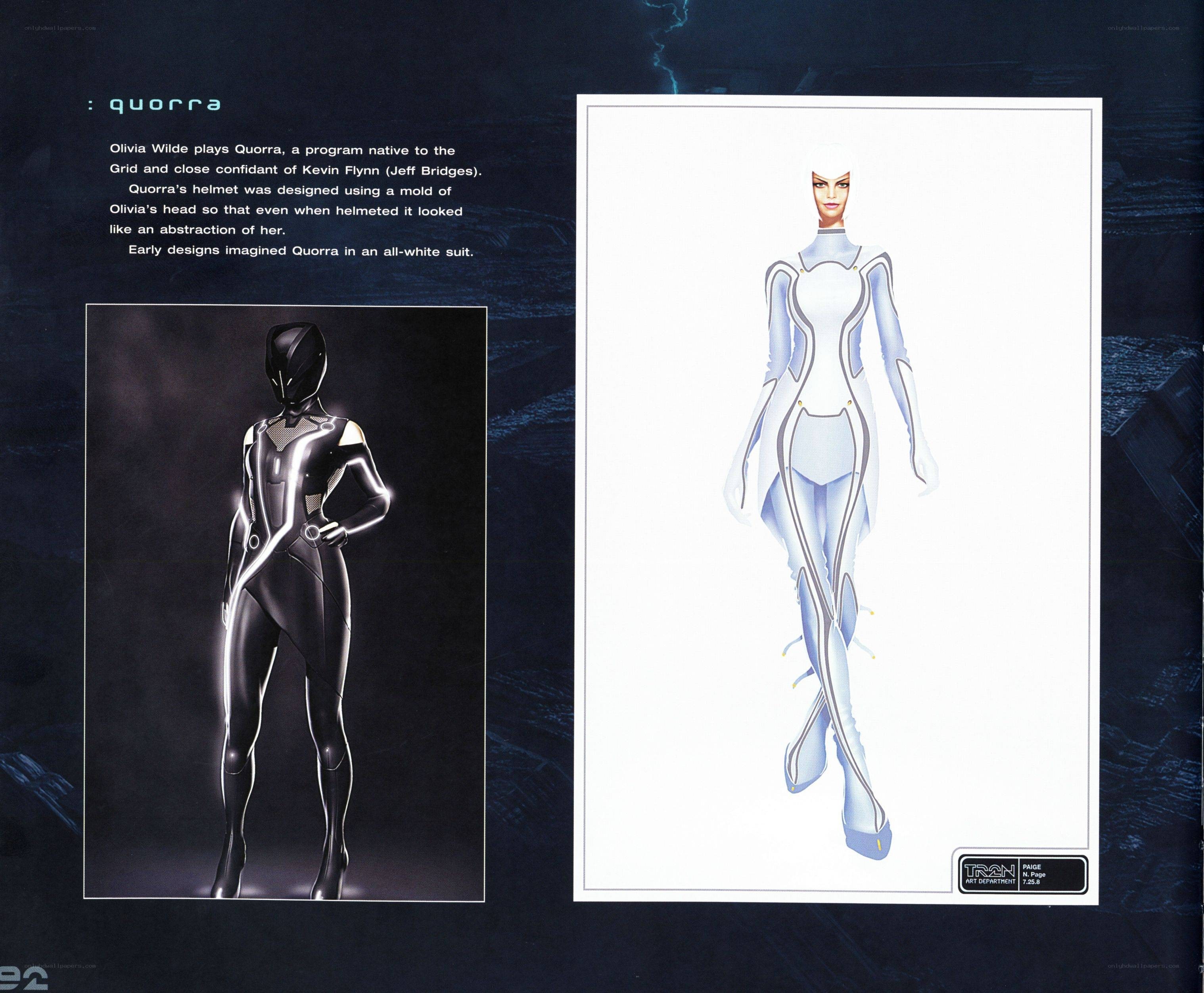 Quorra character design