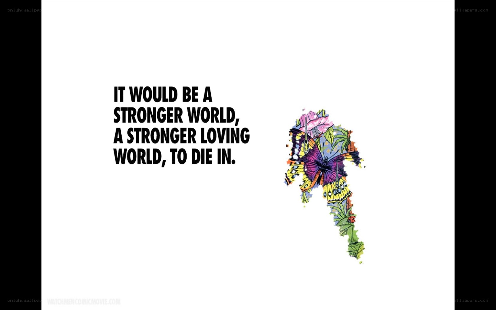 quote about a stronger world