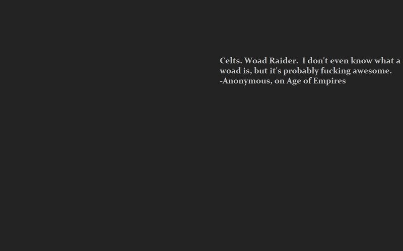 Quote about Age of Empires