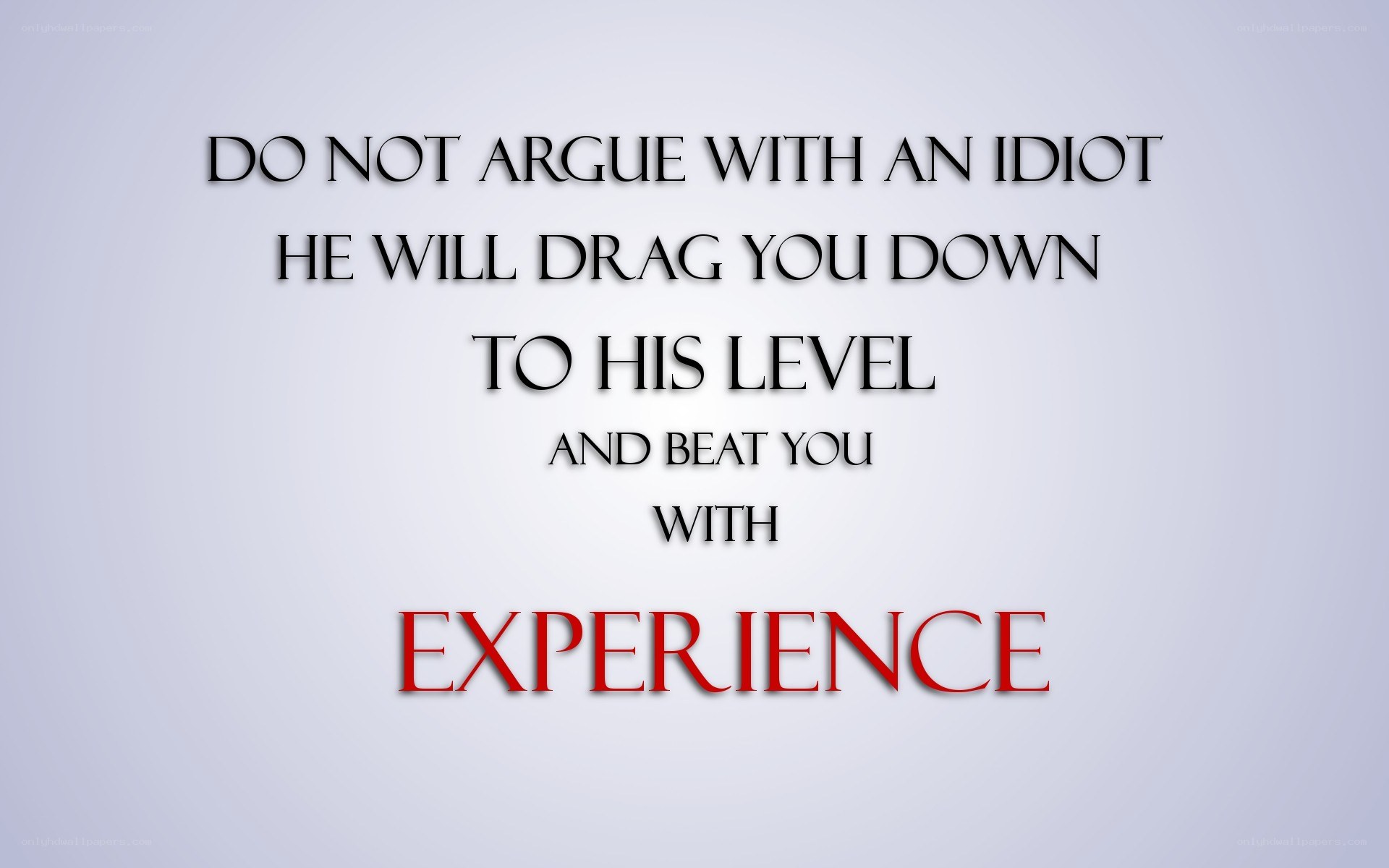 quote about arguing with idiots