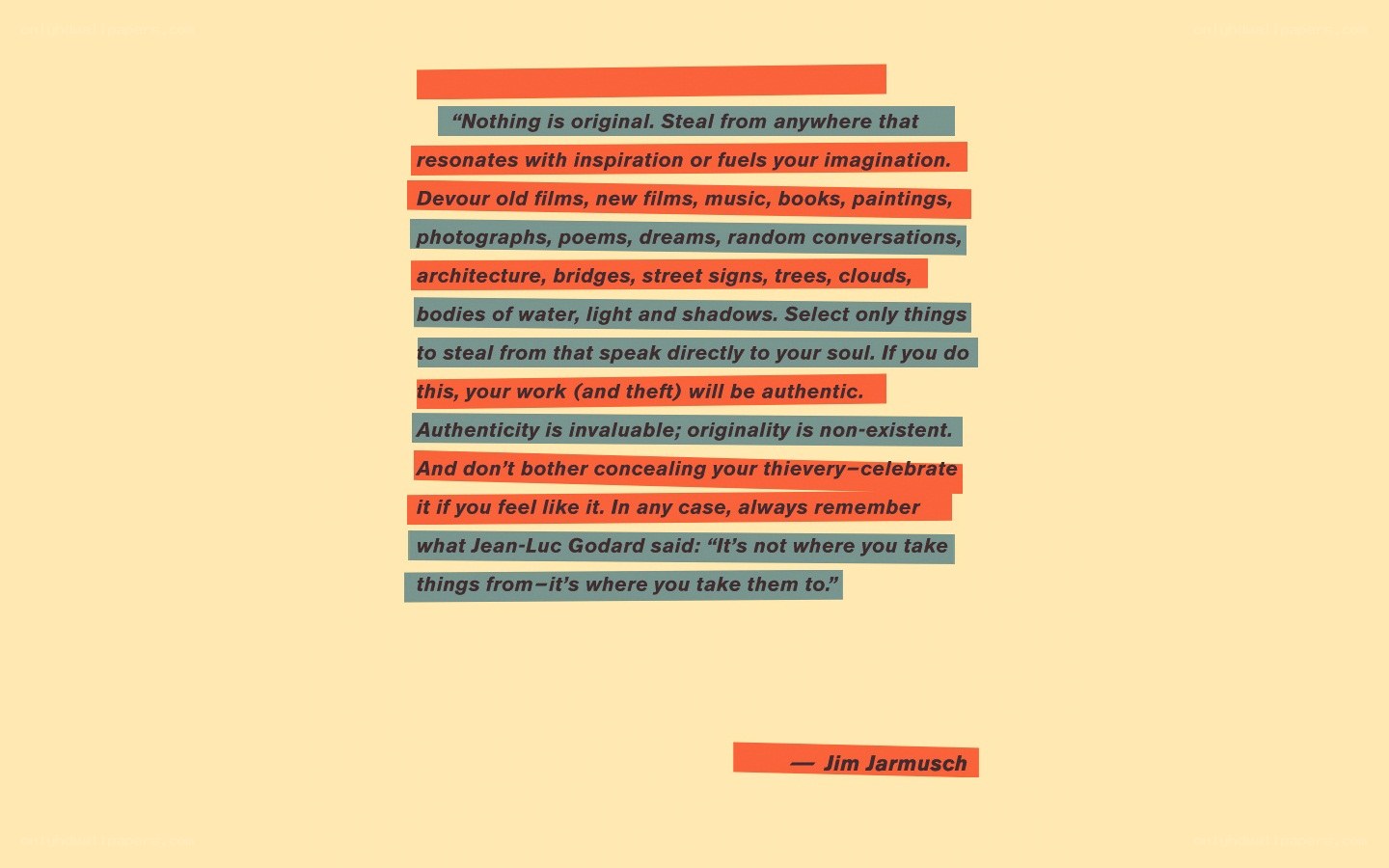 quote about artistic authenticity