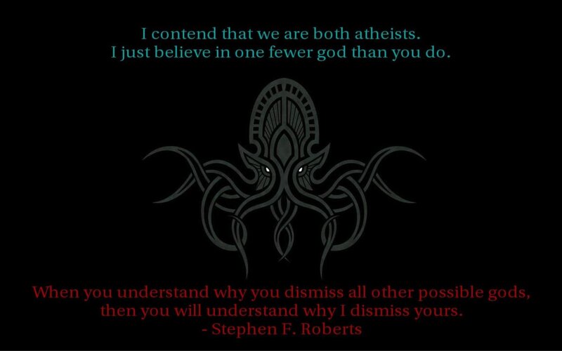 quote about atheism and gods