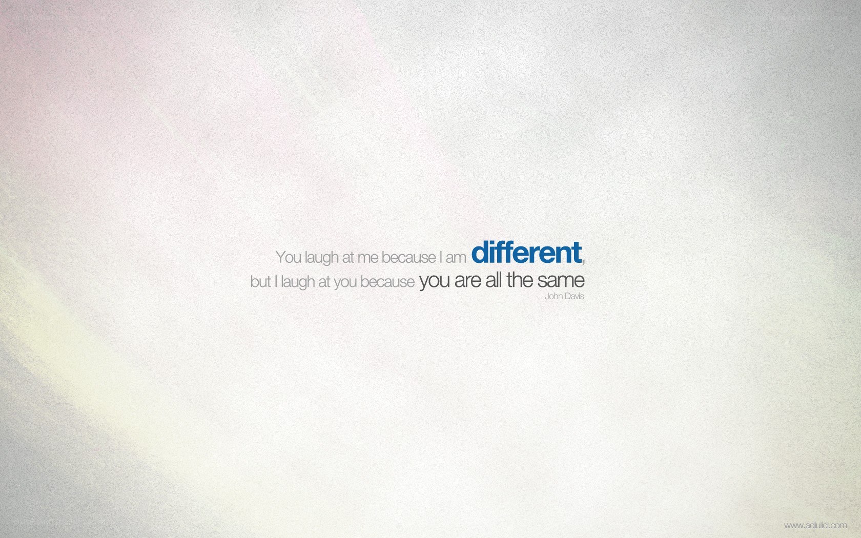 quote about being different