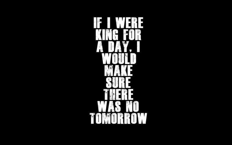 quote about being king