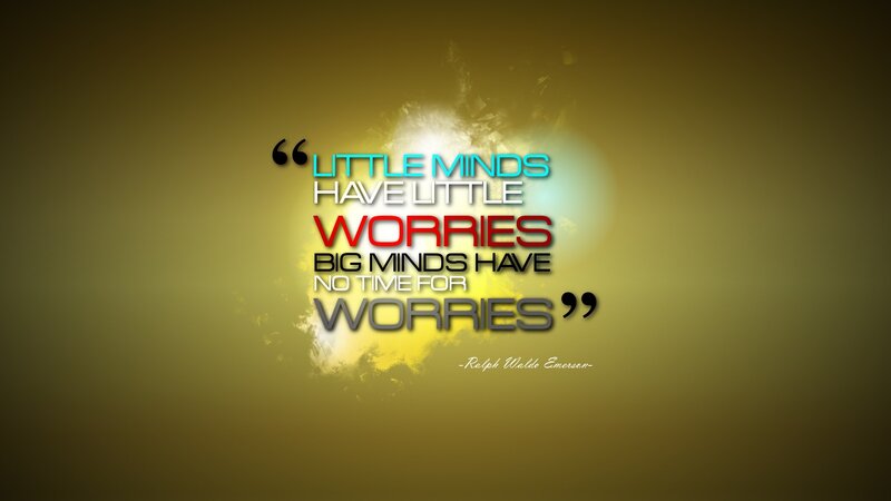 quote about big minds