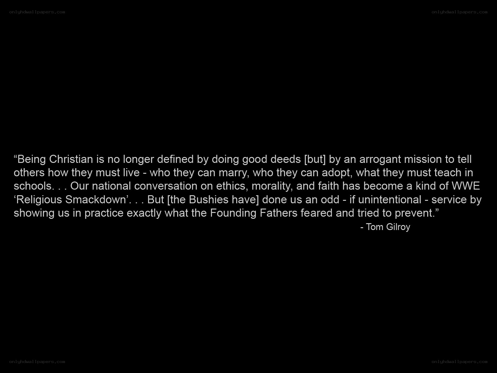quote about christianity and ethics