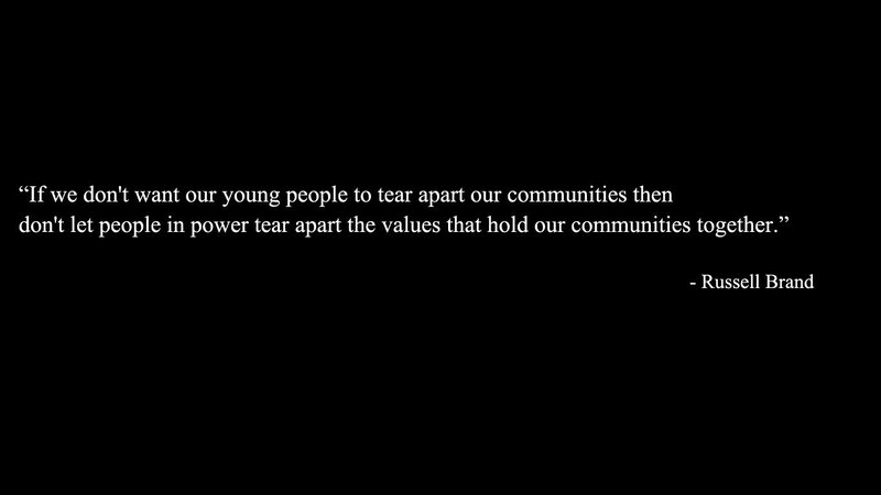 quote about community values