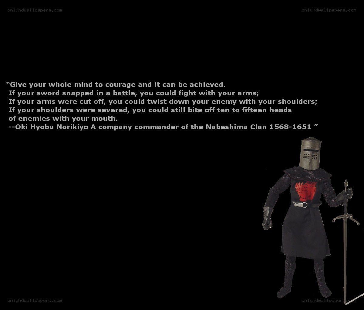 quote about courage and battle
