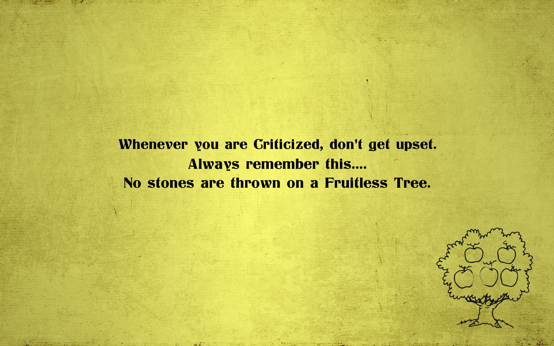 Quote about criticism