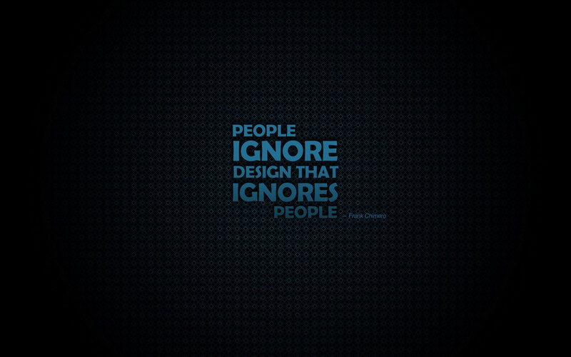 quote about design and people