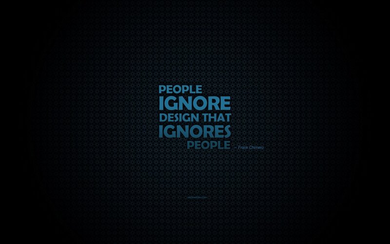 quote about design and people