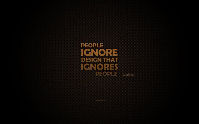 quote about design and people