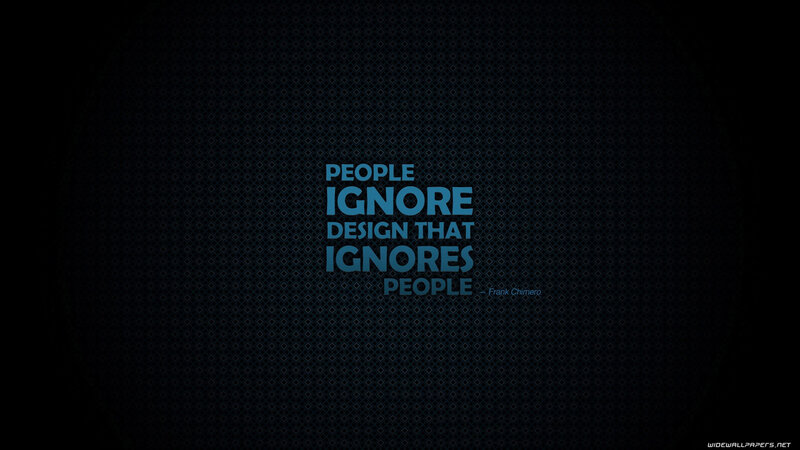 quote about design and people