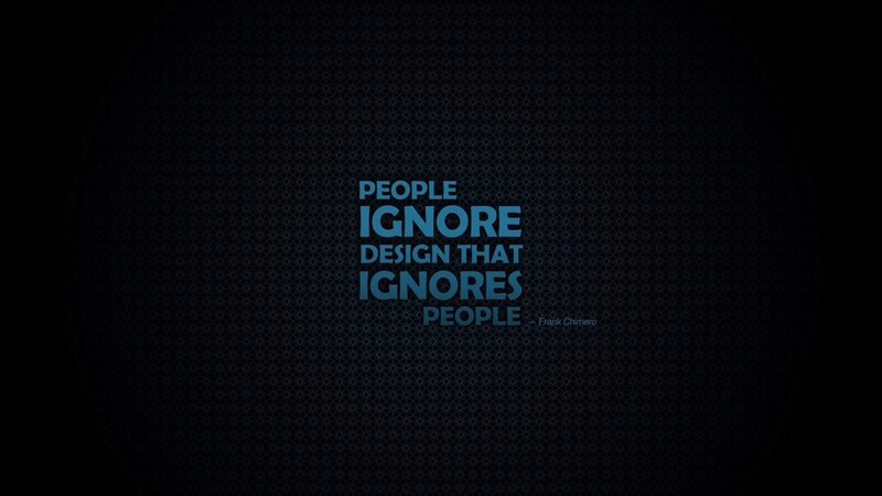 quote about design and people