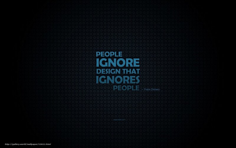 quote about design and people