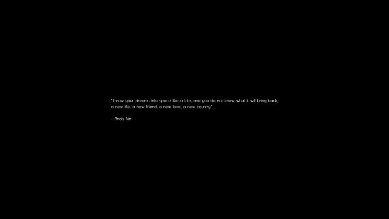 quote about dreams and space