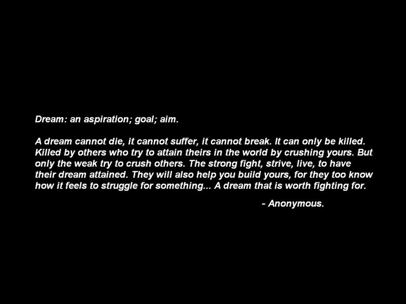 quote about dreams