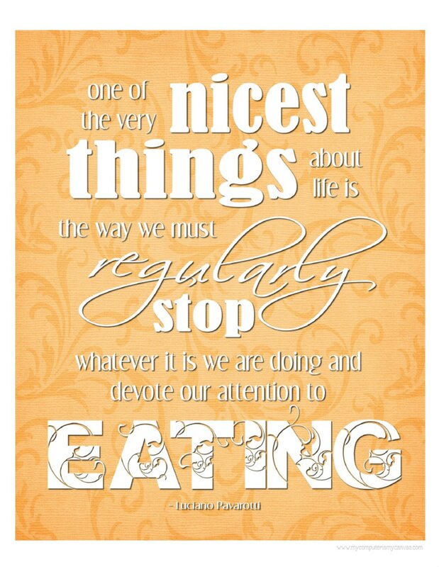 quote about eating