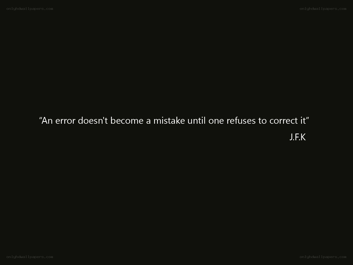 quote about error and mistake
