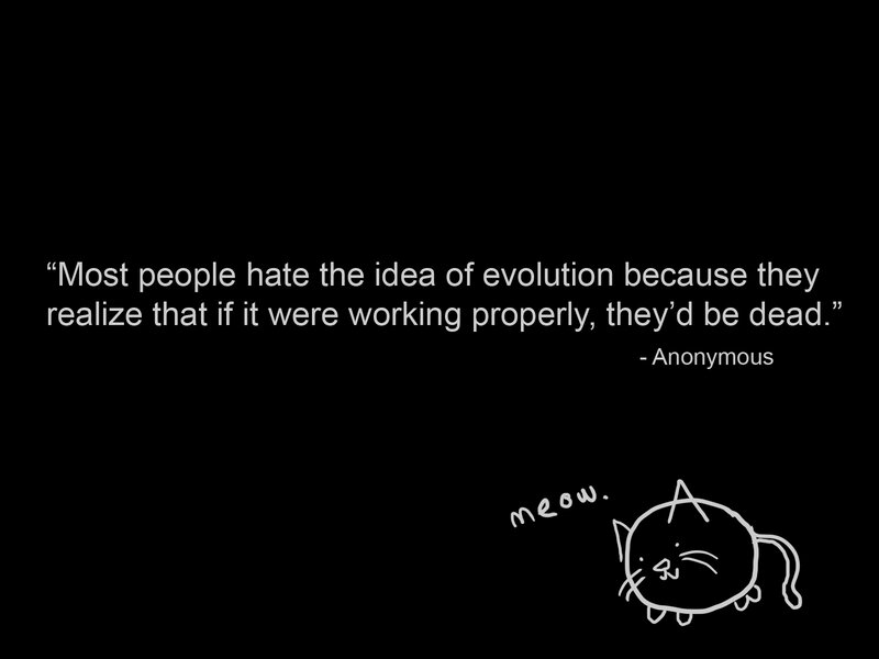 quote about evolution