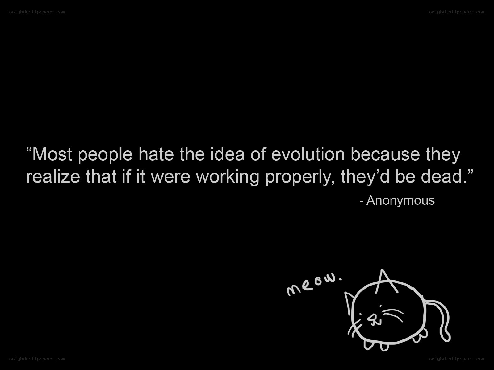 quote about evolution