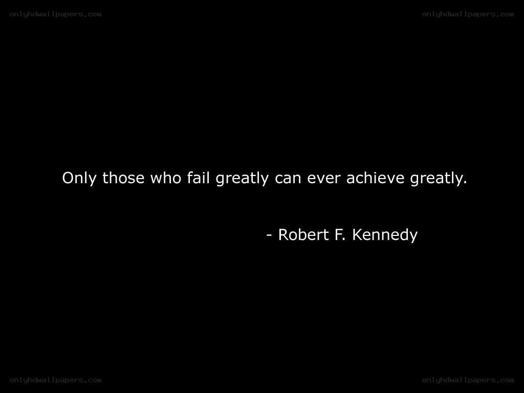 quote about failure and achievement