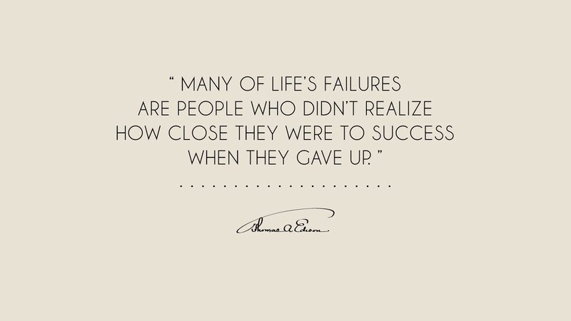 quote about failure and success