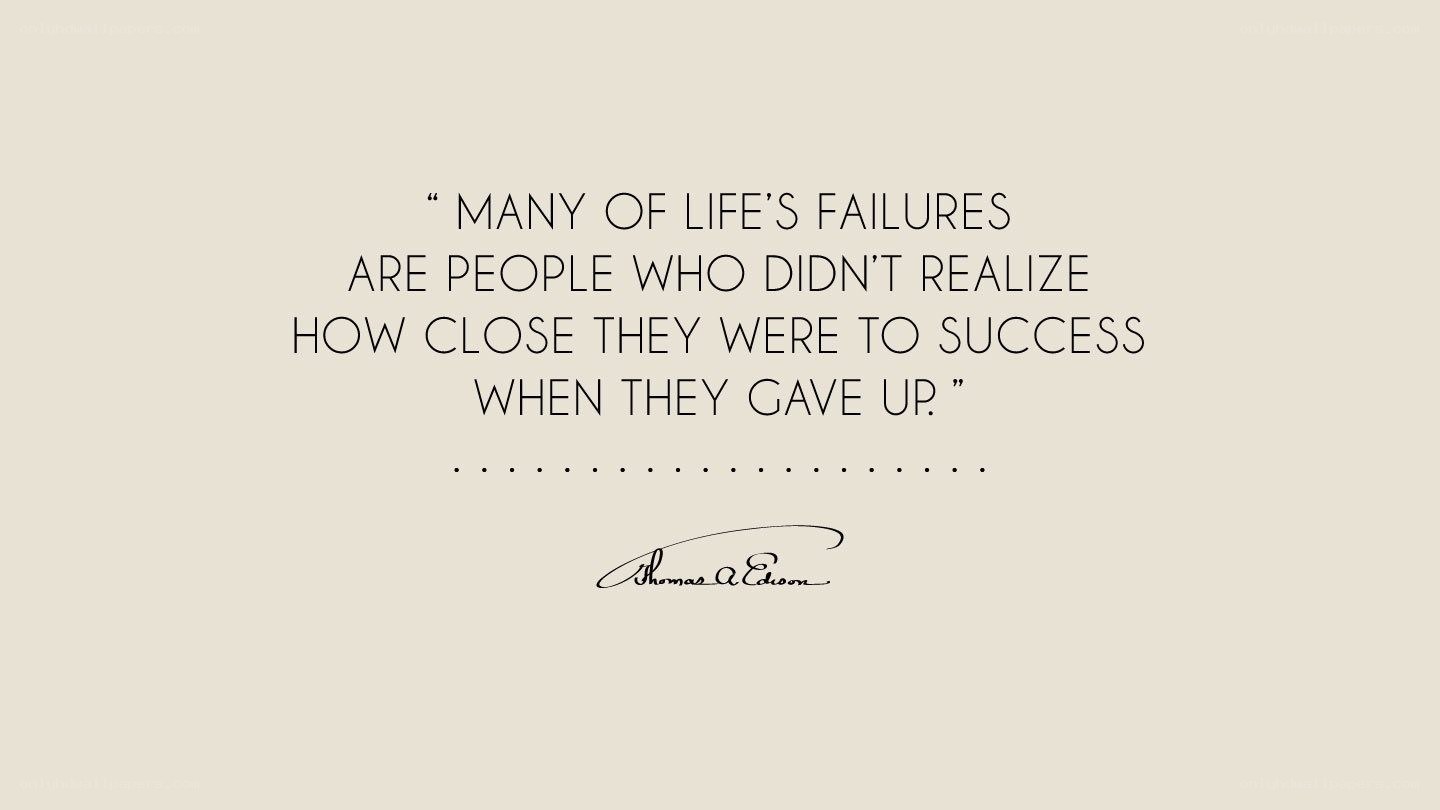 quote about failure and success