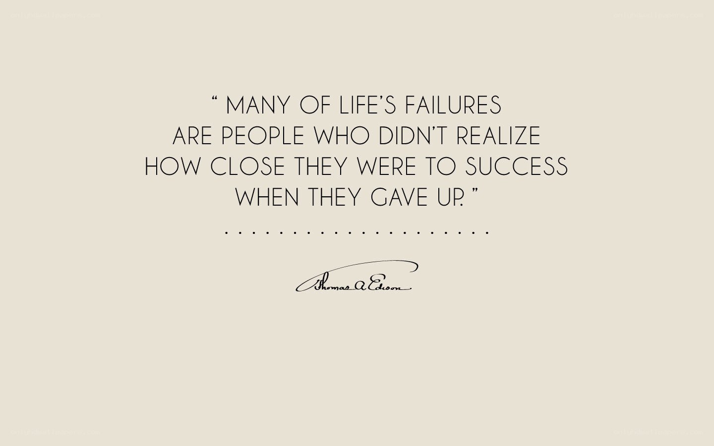 quote about failure and success
