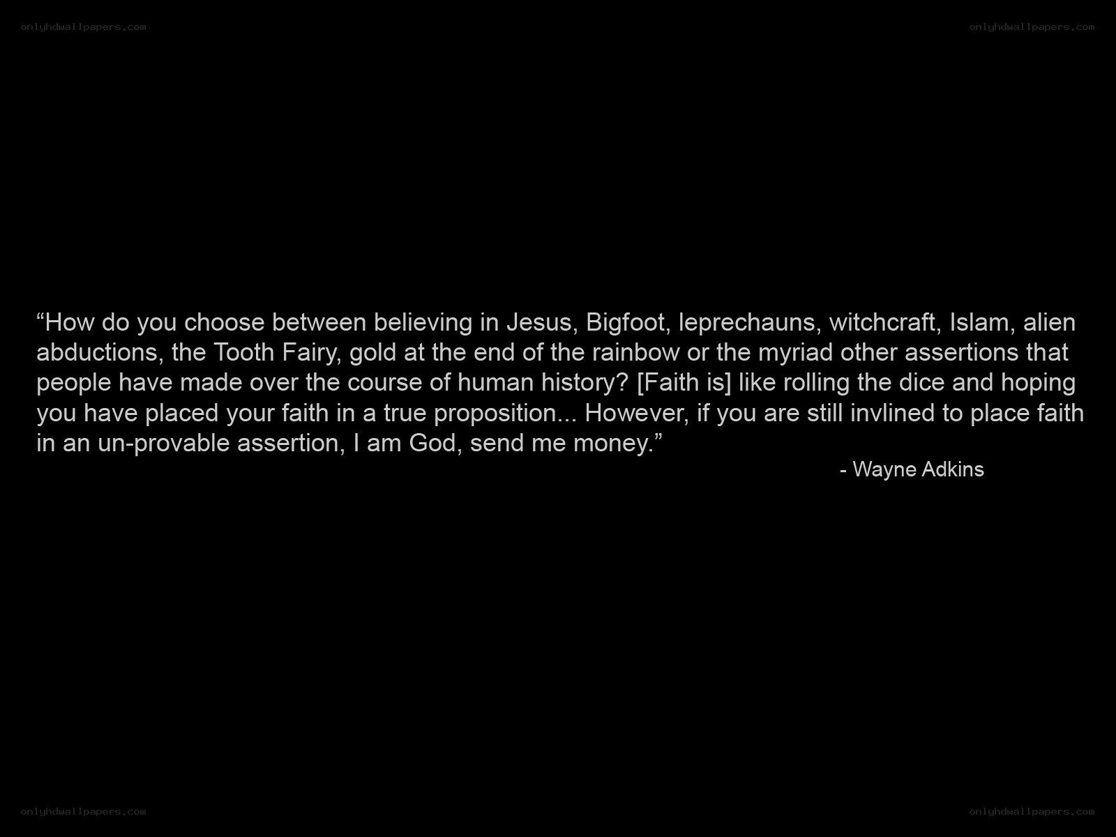 quote about faith and belief