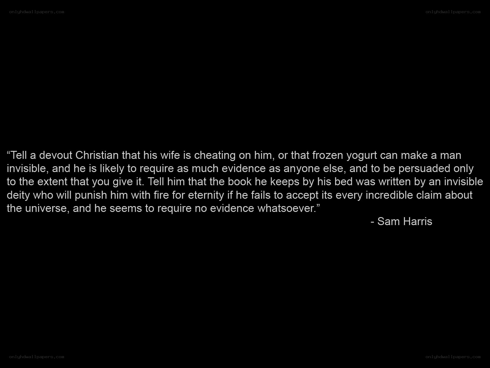 quote about faith and evidence