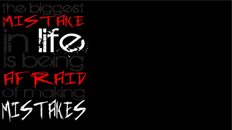 quote about fear of mistakes