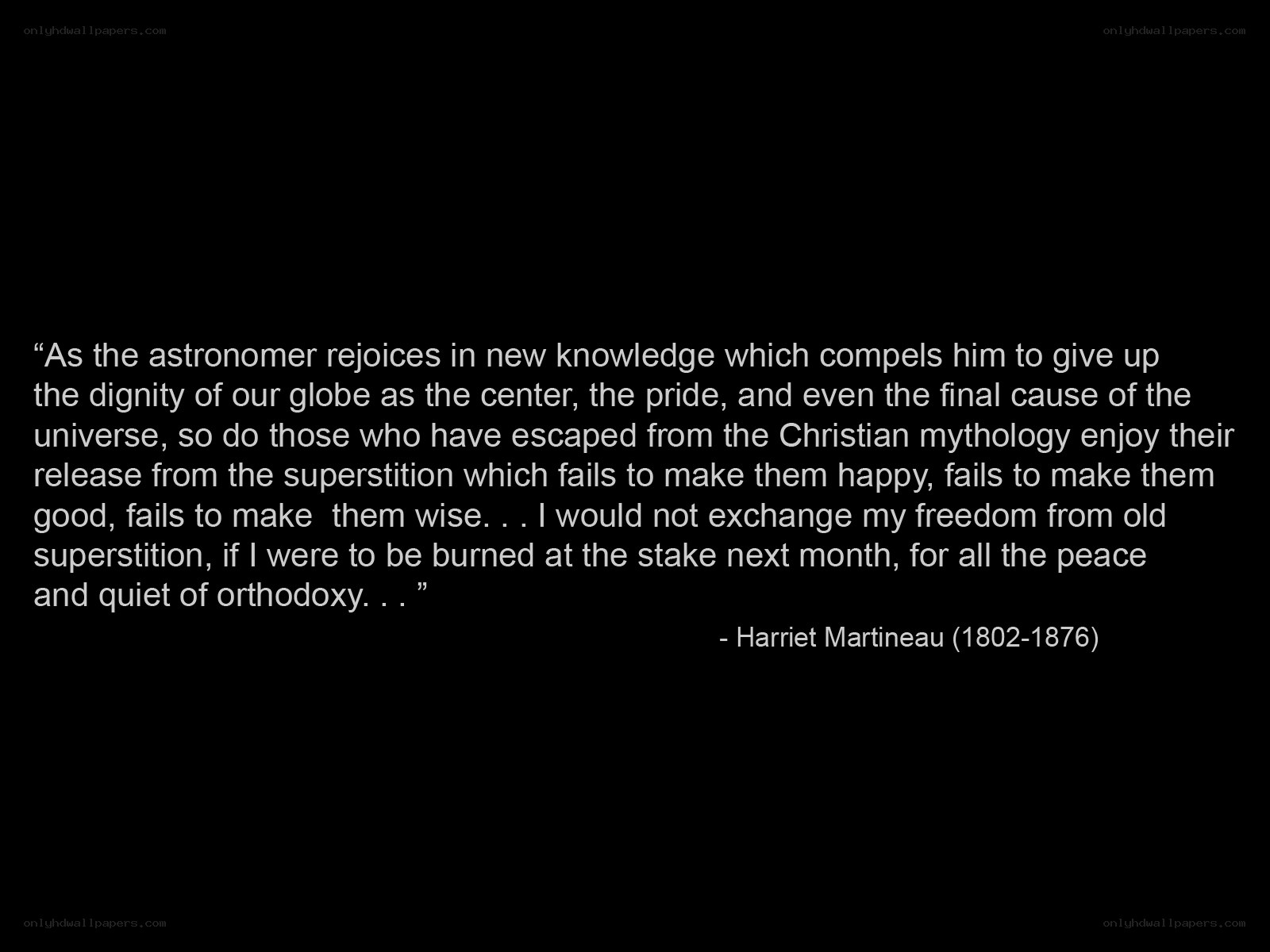 quote about freedom and orthodoxy