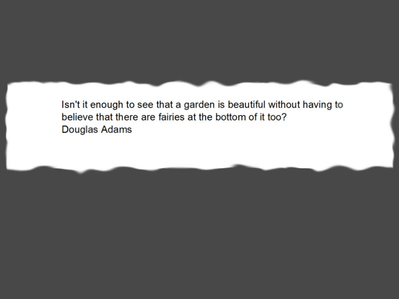 quote about garden beauty