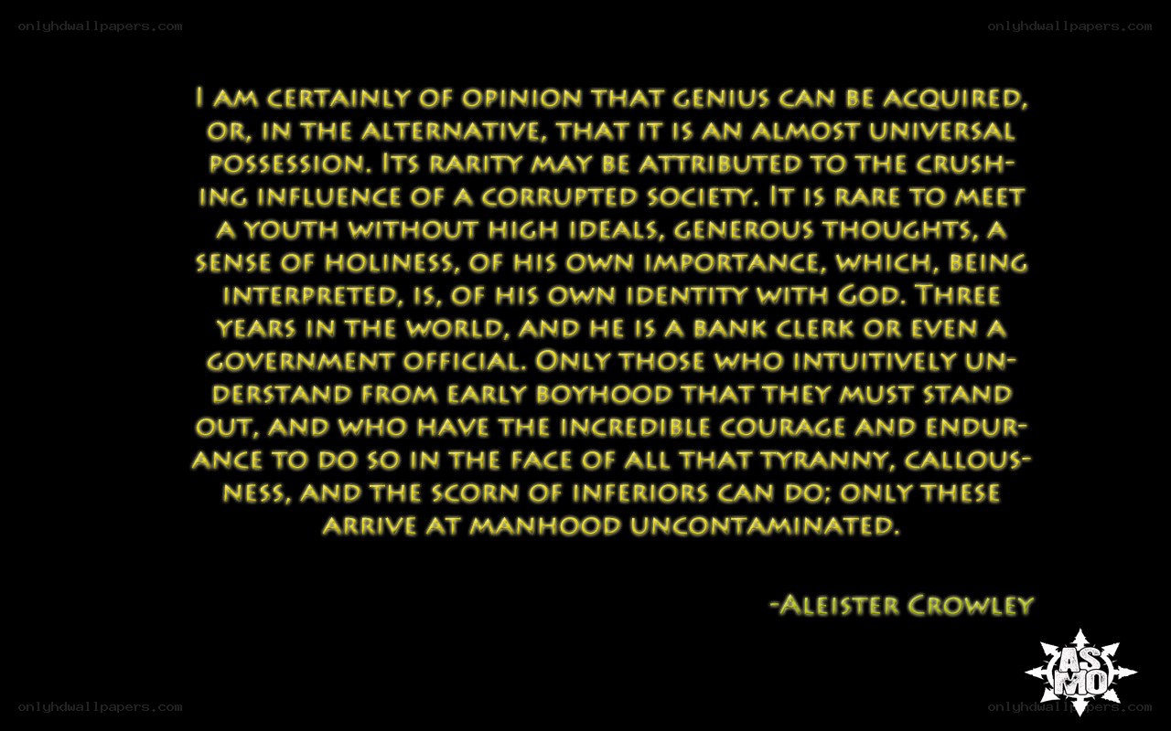 quote about genius and society