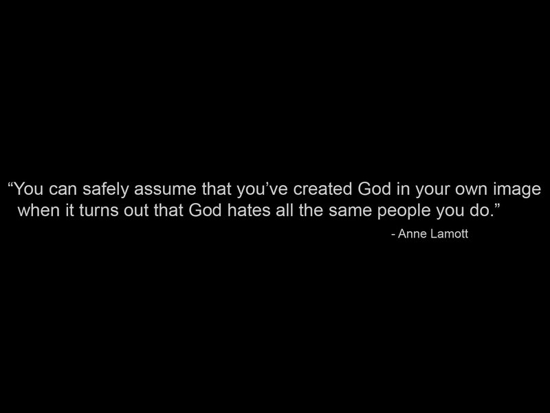 quote about god and hate