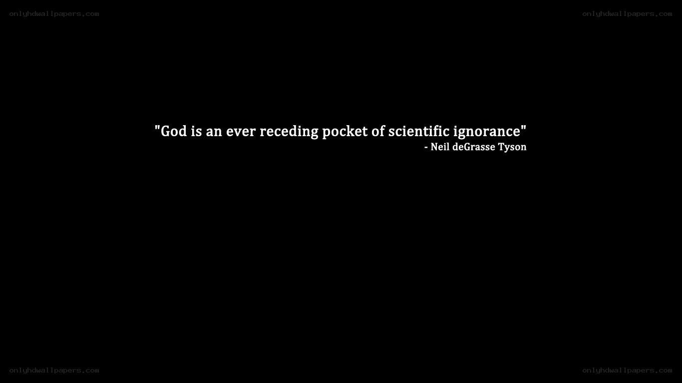 quote about god and ignorance