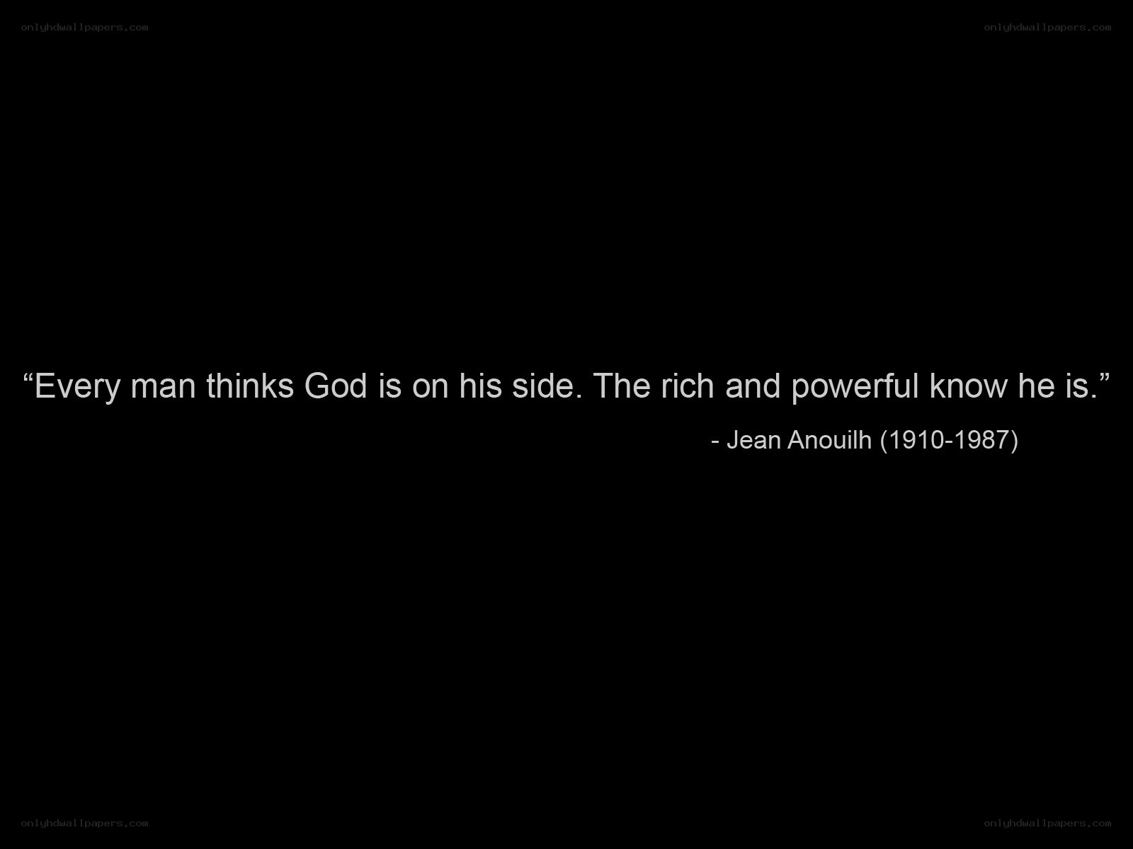 quote about god and power