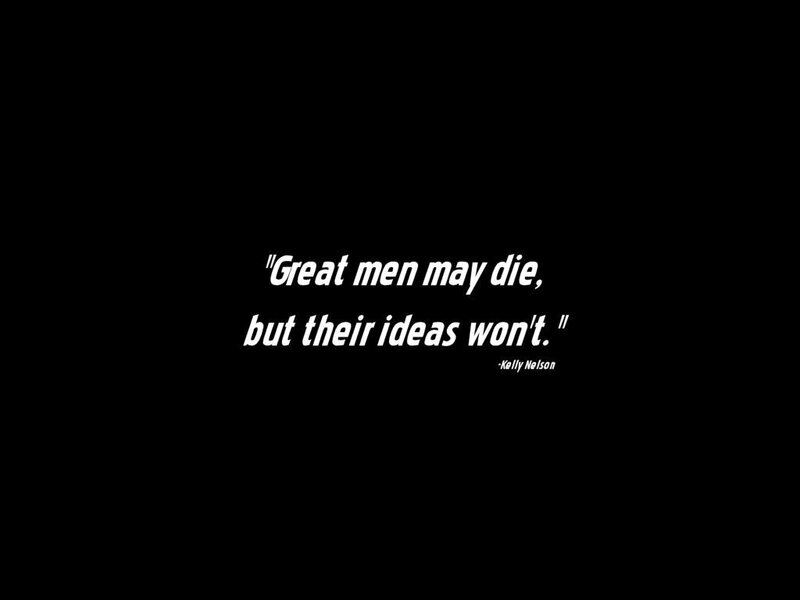 quote about great men