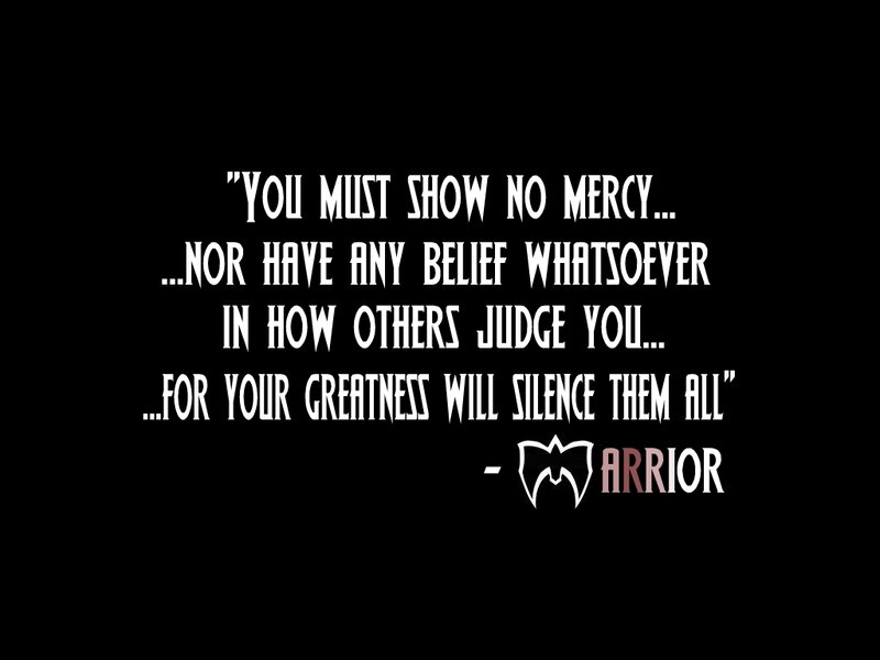 quote about greatness and judgment