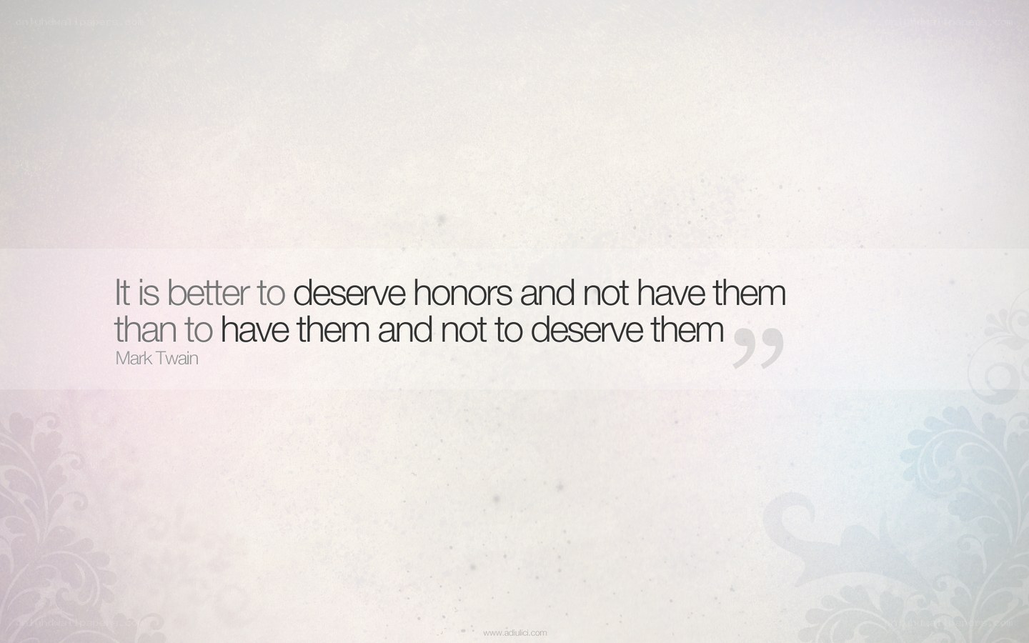 quote about honor and merit