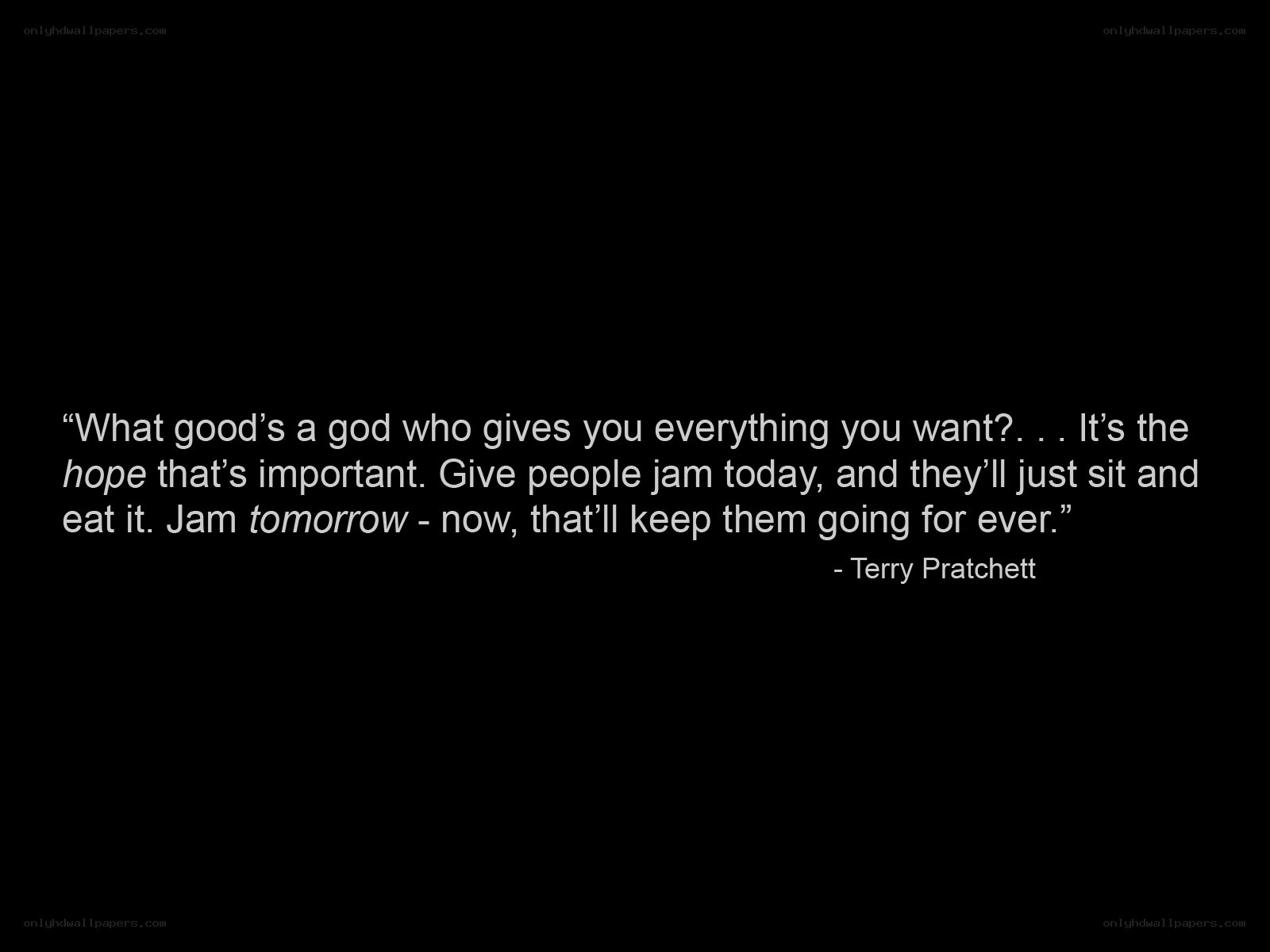 quote about hope and jam