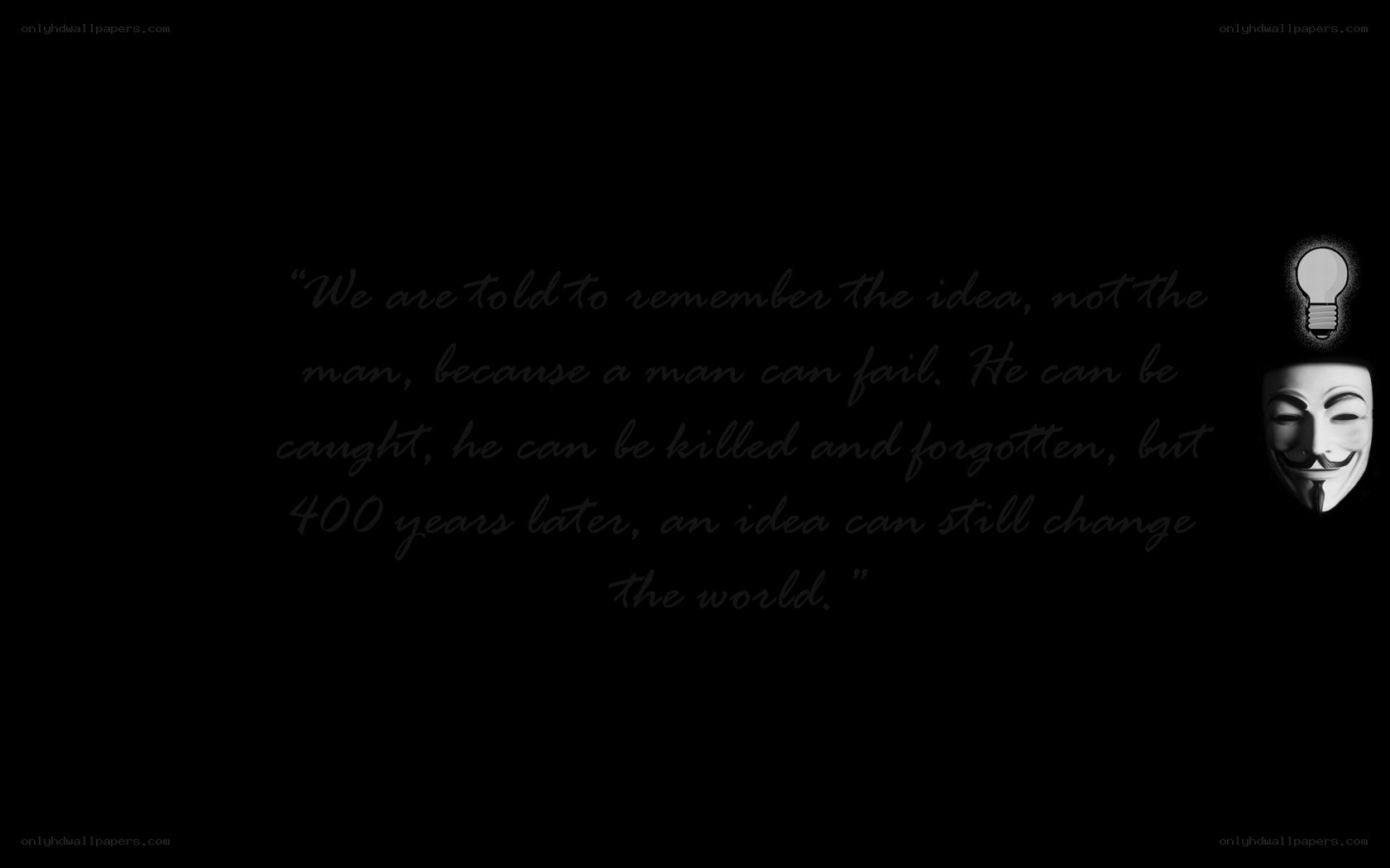 quote about ideas and legacy