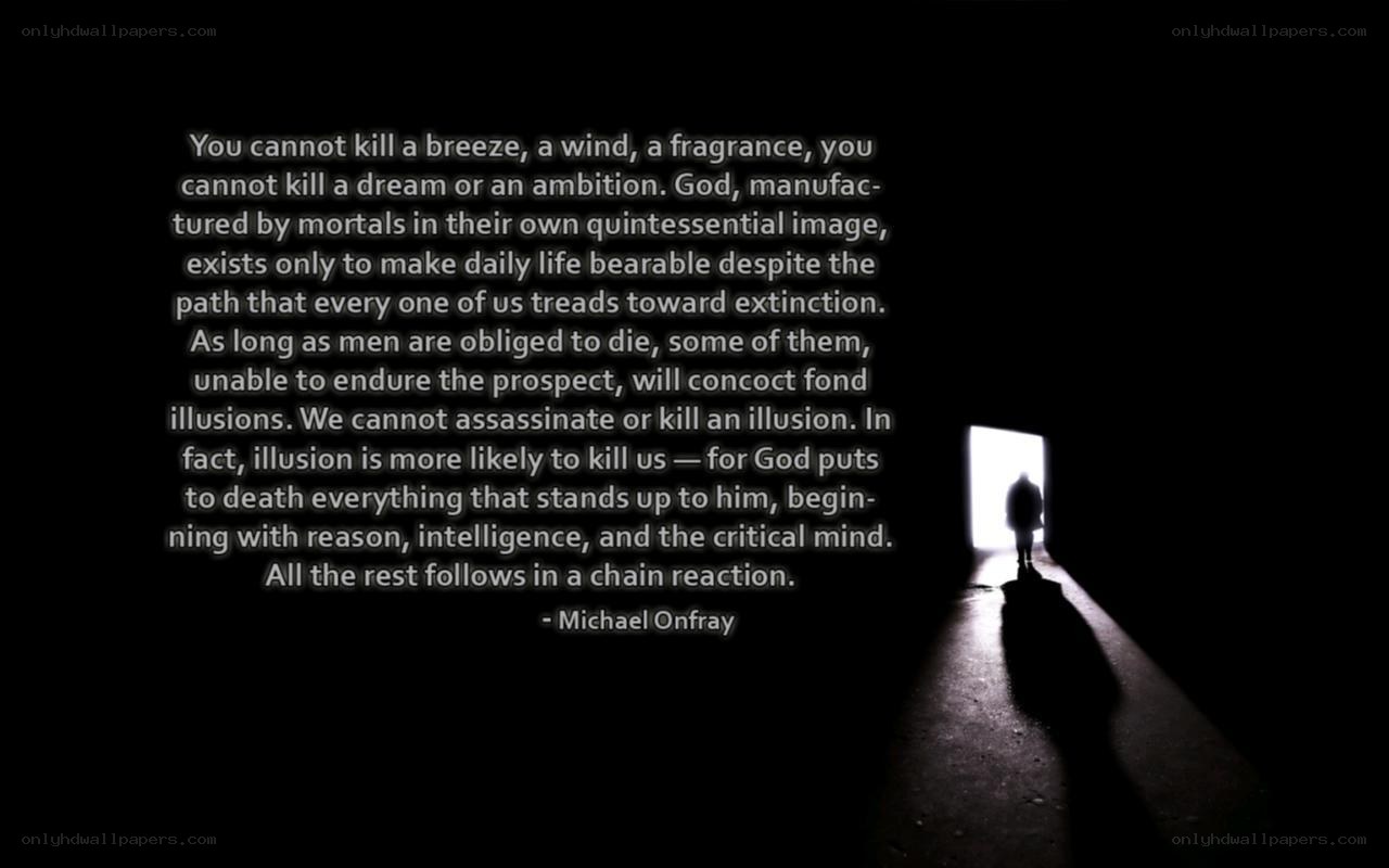 quote about illusion and god