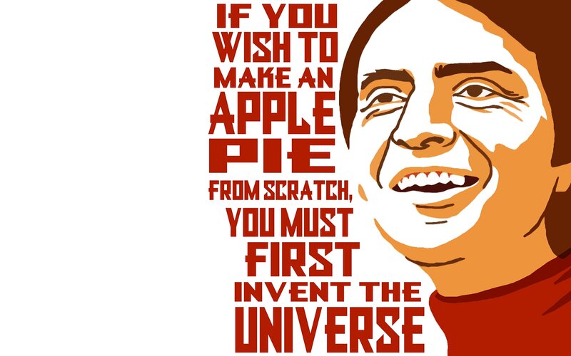 quote about inventing the universe
