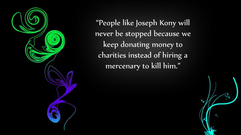 quote about joseph kony