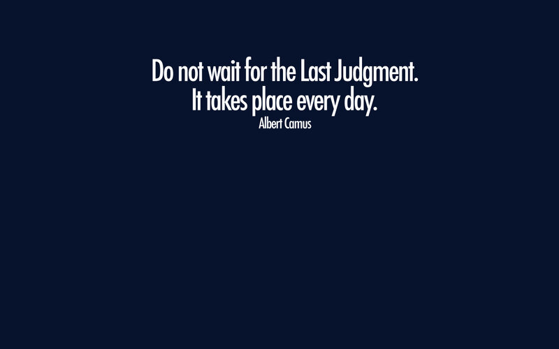 quote about judgment