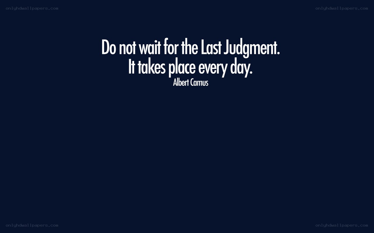 quote about judgment